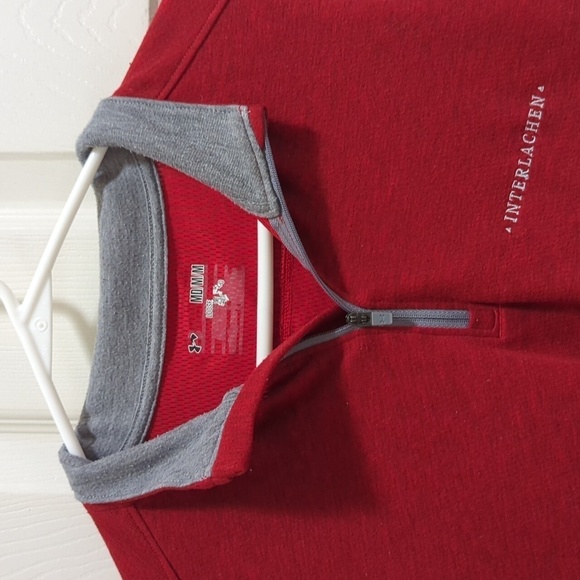 Under Armour Men's Loose Long Sleeve Polo w/1/4 Zip Size Medium - Picture 3 of 7